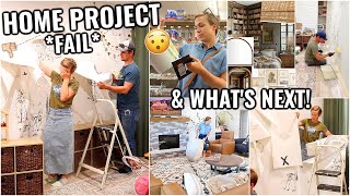 FIXING A *failed* DIY PROJECT!!😯 NEW HOUSE PROJECTS & SPEND THE DAY WITH US