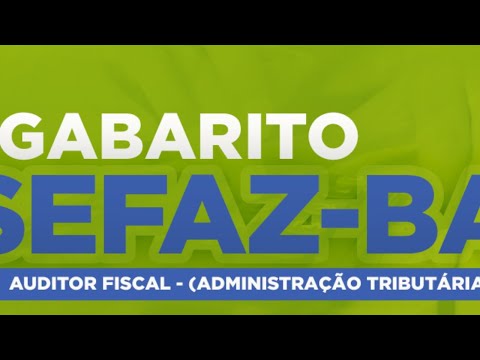 Gabarito Extraoficial - Matemática e Raciocínio Lógico - SEFAZ BA