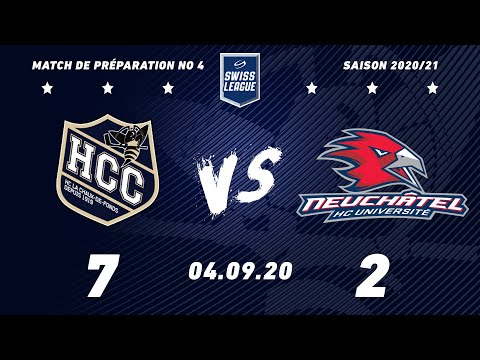 04.09.2020 HC La Chaux-de-Fonds - HC Université Neuchâtel (7-2)
