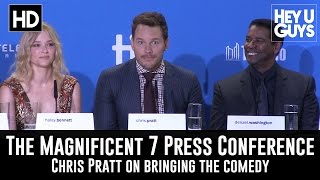 Chris Pratt on Bringing Comedy to The Magnificent Seven (TIFF 2016) video