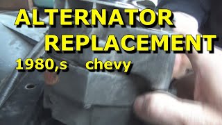 ALTERNATOR CHANGEOVER (1980 Chevy truck) 350 engine