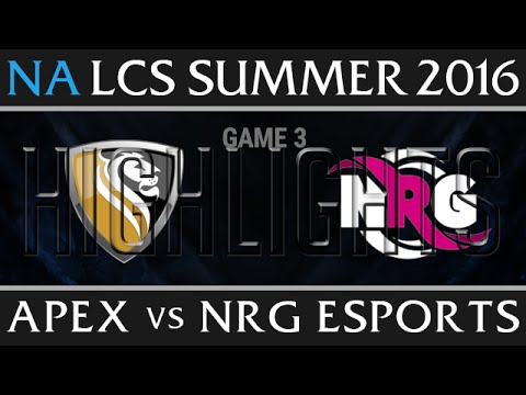 Apex vs NRG Esports Game 1 Highlights - NA LCS Week 1 Summer 2016 - APX vs NRG G1