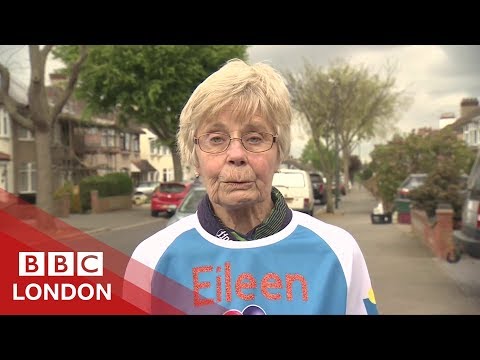 How Eileen became 2019's oldest London Marathon runner - BBC London