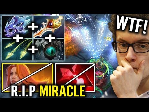 IllidanSTR [Medusa] vs MIRACLE [Lina] - Rapier Boss vs Super Range Machine Gun - Dota 2