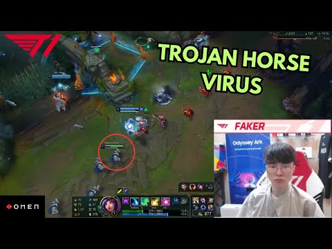 This CHEAP TRICK Working Like A CHARM #faker #t1 #leagueoflegends #lolclips #lol