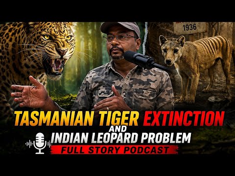 Tasmanian Tiger EXTINCTION 😨 | क्या Indian Leopard भी उसी रास्ते पर है? | Vivek Awasthi Podcast