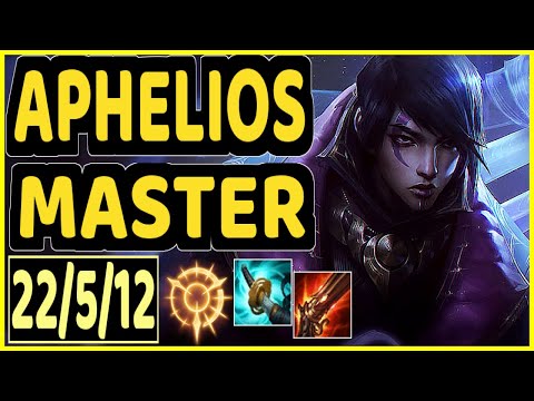 STROMPEST (APHELIOS) - 22/5/12 KDA GAMEPLAY - NA Ranked MASTER