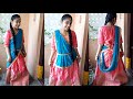 simple lehenga drapping/south indian lehenga style & gujarati lehenga style/how to wear lehenga
