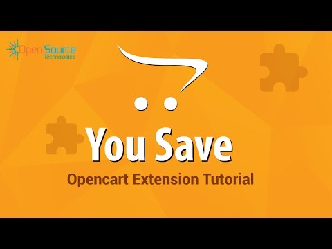 You Save- OpenCart Extension Video Tutorial
