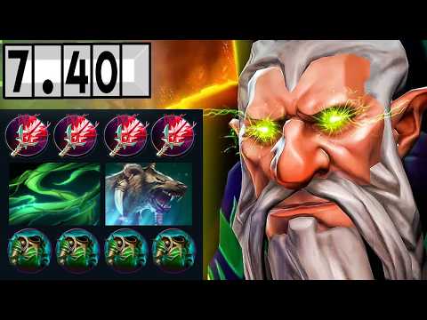 Lone Druid - In The New Patch! [Full Match Gameplay Dota 2] 7.40