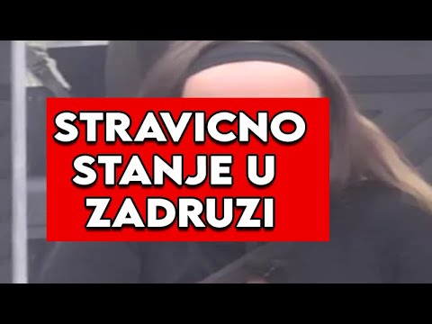 STRAVICNO STANJE U ZADRUZI - BOZE, SVI PLAČU - UPRAVO STIGLA VEST