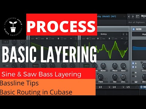 PROCESS: Bass Layering, Routing Basics, Bass Phasing. On Xfer Serum.
