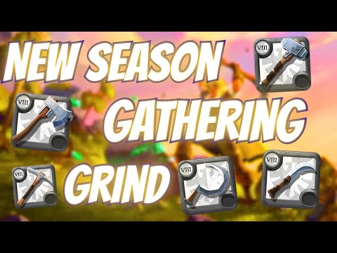 Massive Gathering Grind to Boost Guild Rankings | Albion Online New Season VOD