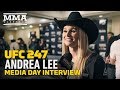 UFC 247: Andrea Lee Says Her Daughter Doesn't Think MMA Is A Sport - MMA Fighting