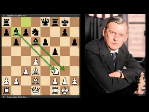 Alekhine's Attacks #13 Alekhine vs Koehnlein