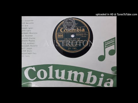 Heinz Sandauer, Austin Egen (voc): Ich geh' mit dir bis an das End' der Welt (Wien 1937)