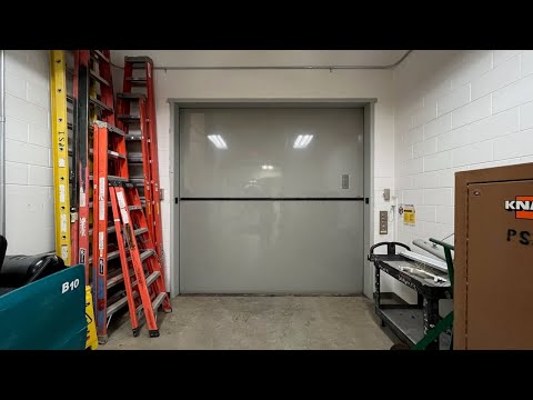 OTIS Freight Elevator with Peelle doors at the Physical Sciences complex University of Maryland