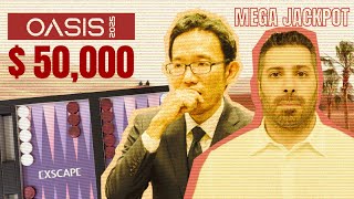 MEGA JACKPOT ▸ 2025 Dubai Oasis International Backgammon Cup