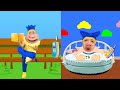 Troll Tigiboo | Mommy & DB Heroes to the Rescue! Diaper Time | D Billions Funny Songs