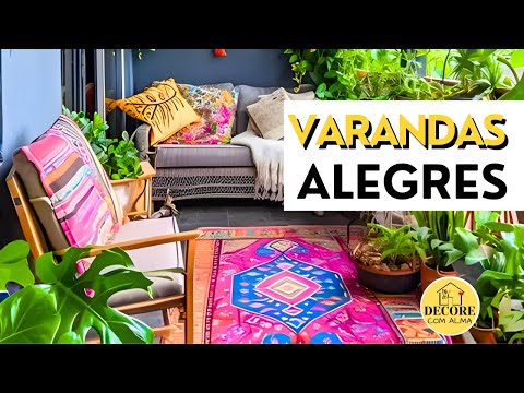 Varanda ESTILO BOHO | 50 IDEIAS DE DECORAÇÃO para um clima alegre
