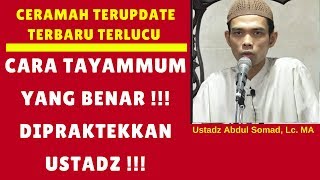 Download lagu Cara tayammum yang benar dipraktekkan ustadz somad - Ustadz Abdul Somad, Lc. MA mp3