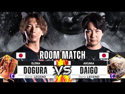 SF6 ▰ DOGURA (Elena) vs DAIGO (Akuma) FULL SET! ▰ Street Fighter 6