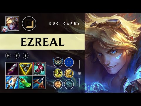 Ezreal ADC vs Aphelios - EUW Challenger Patch 25.24