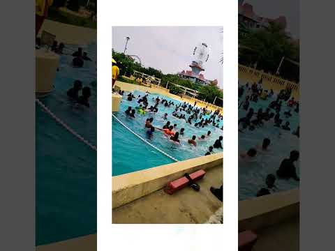#wonderla park wave 🌊 pool at Hyderabad Wonderla park