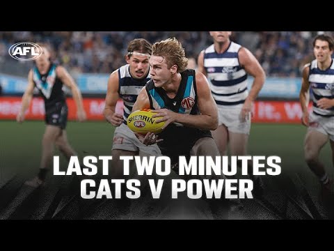 Last Two Minutes: Geelong v Port Adelaide | Round 9, 2024 | AFL