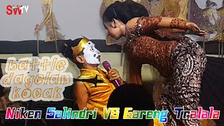 Download lagu #viral BATTLE DAGELAN KOCAK  Niken Salindri VS Gareng Tralala - Kamera Goyang mp3