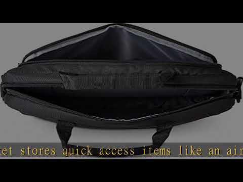 Amazon Basics 11.6-Inch Laptop and iPad Tablet Shoulder Bag Carrying Case, Black