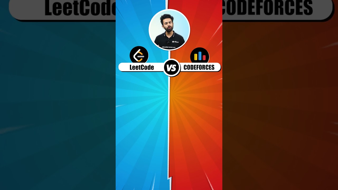 LeetCode vs CodeForces💪 #CollegeWallah