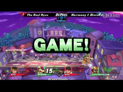 Smashfest #18 SSB4 Doubles Grand Finals - The Real Ryus vs Harmony + Discord