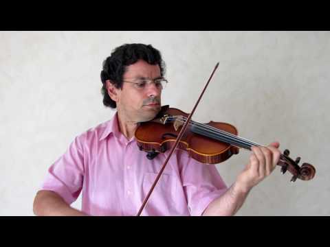 Volume 1 cours 092 / 133 - papa noel en RE - Apprendre le Violon avec olivier Lesseur