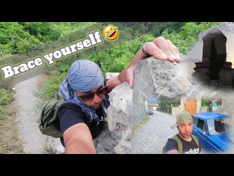 Galarsan-Gorarsan the ruined fortress 🏯 in Shaki Azerbaijan Part -2
