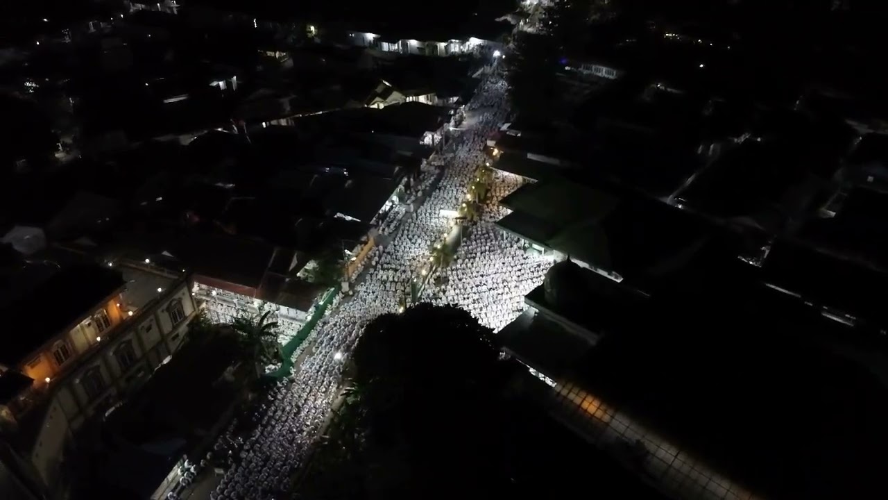 Pantauan Drone Pengajian Rutinan Malam Selasa Majelis Talim Nurul Muhibbin Barabai