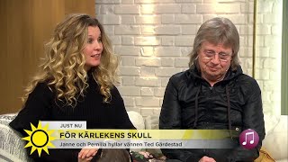 Ny hyllning av Ted Gärdestad –  intervju med Janne Schaffer och Pernilla Andersson - Nyhetsmorgon (T