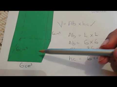 Volumen del prisma cuadrangular