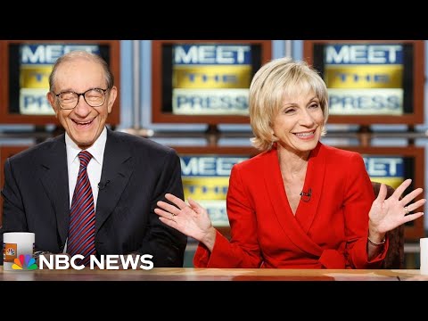 Remembering Alan Greenspan and Andrea Mitchell's joint Meet the Press interview (2007)