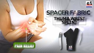 Spacer Fabric Thumb Splint