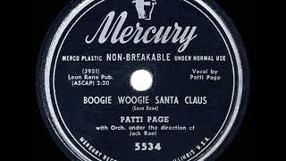 1950 Patti Page - Boogie Woogie Santa Claus