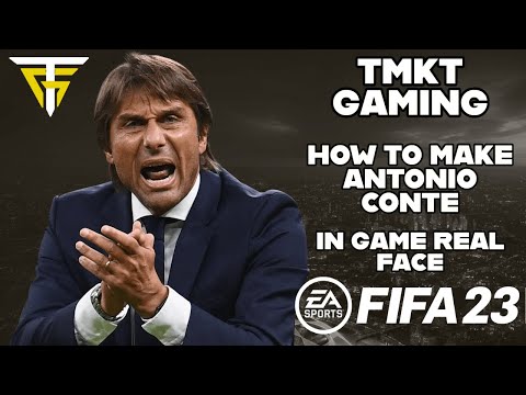FIFA 23 - How To Make Antonio Conte - In Game Real Face!
