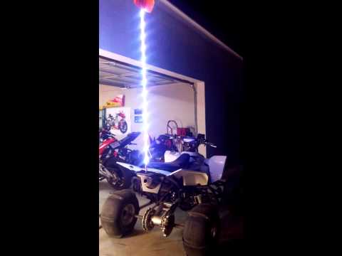ATV LED whip antenna RGBW 6ft Fire stick