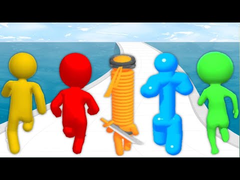 Giant rush, Color Race 3D, Long Neck Run, Tall Man Run - Playing 555 Short Mobile Satisfying Games