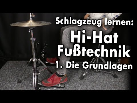 Learning to play drums: Foot technique - Part 4: The hi-hat