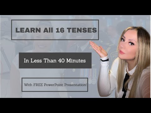 Learn ALL 16 TENSES in English under 40 Minutes