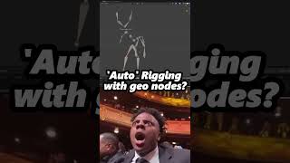 Auto Rigging with geo nodes in Blender by Blue Nile 3D