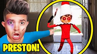 Preston Caught ELF ON THE SHELF.EXE in HIS HOUSE!