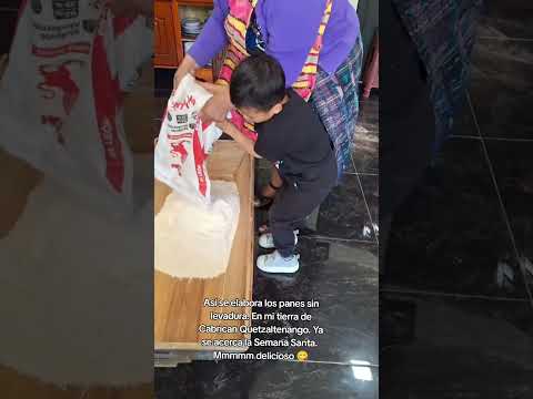 Elabora devpanes sin levadura. En mi tierra de Cabrican Quetzaltenango.Ya se acerca la Semana Santa.