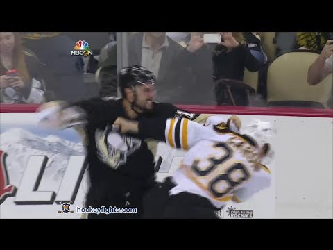 Jordan Caron vs Robert Bortuzzo Oct 30, 2013